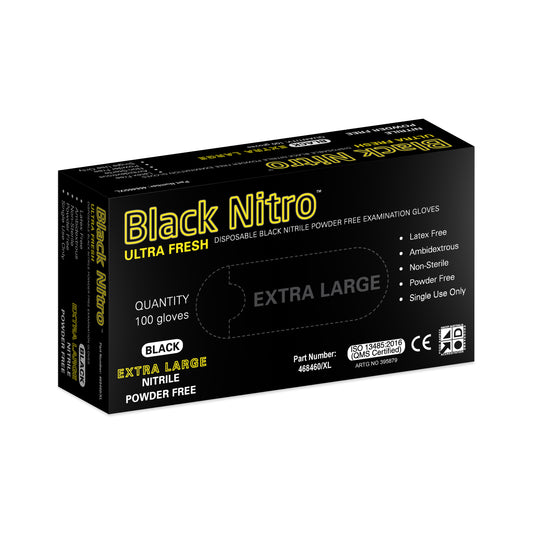 Nitrile Black Disposable Gloves