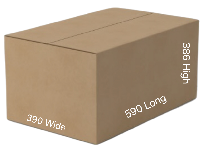100L Shipping Box - 590x390x386mm (100L Outside Volume)