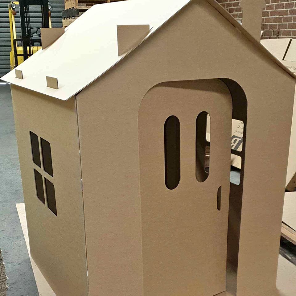 Cardboard Cubby House