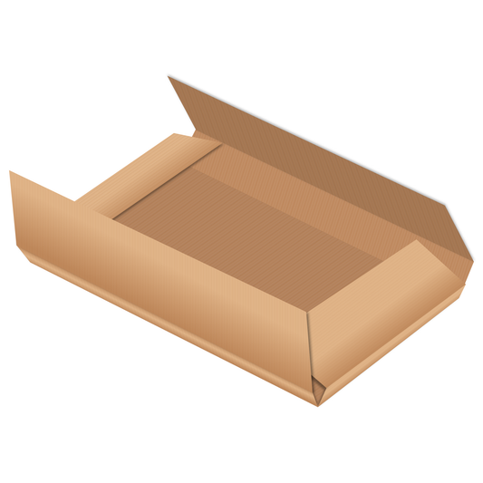 Custom Made Cardboard Boxes - Corner Cut Folder